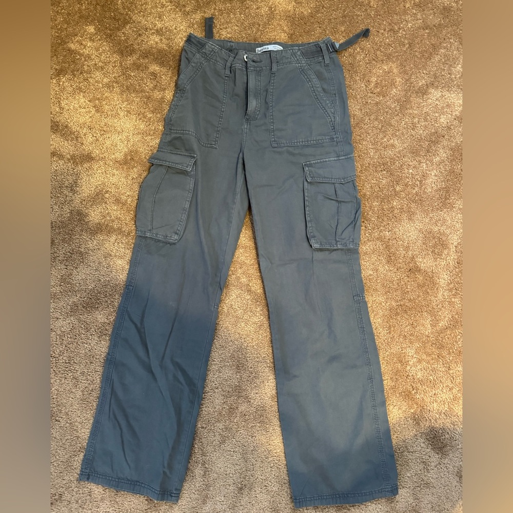 Bershka Cargo Pants Adjustable Waist